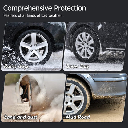 Foxpark Tesla Model Y Mud Flaps Custom Fit, Splash Guards All Weather Winter Durable Protection, No Need to Drill, Model Y Accessories 2023